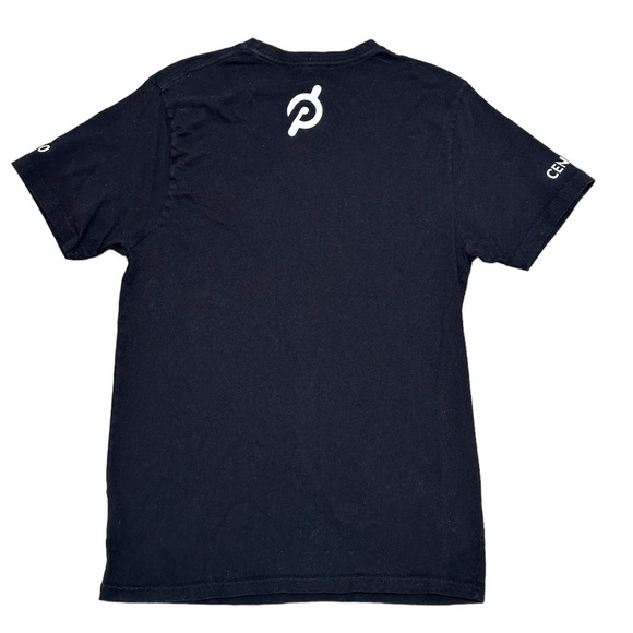 Unisex Peloton Medium Short Sleeve T-Shirt Top Tee Black Bike Workout EUC - Picture 4 of 9